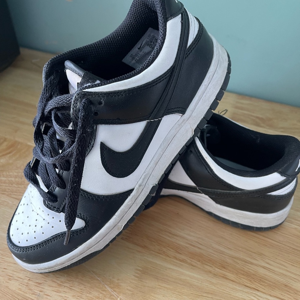 Nike Kids Black and White Low-Profile Sneakers